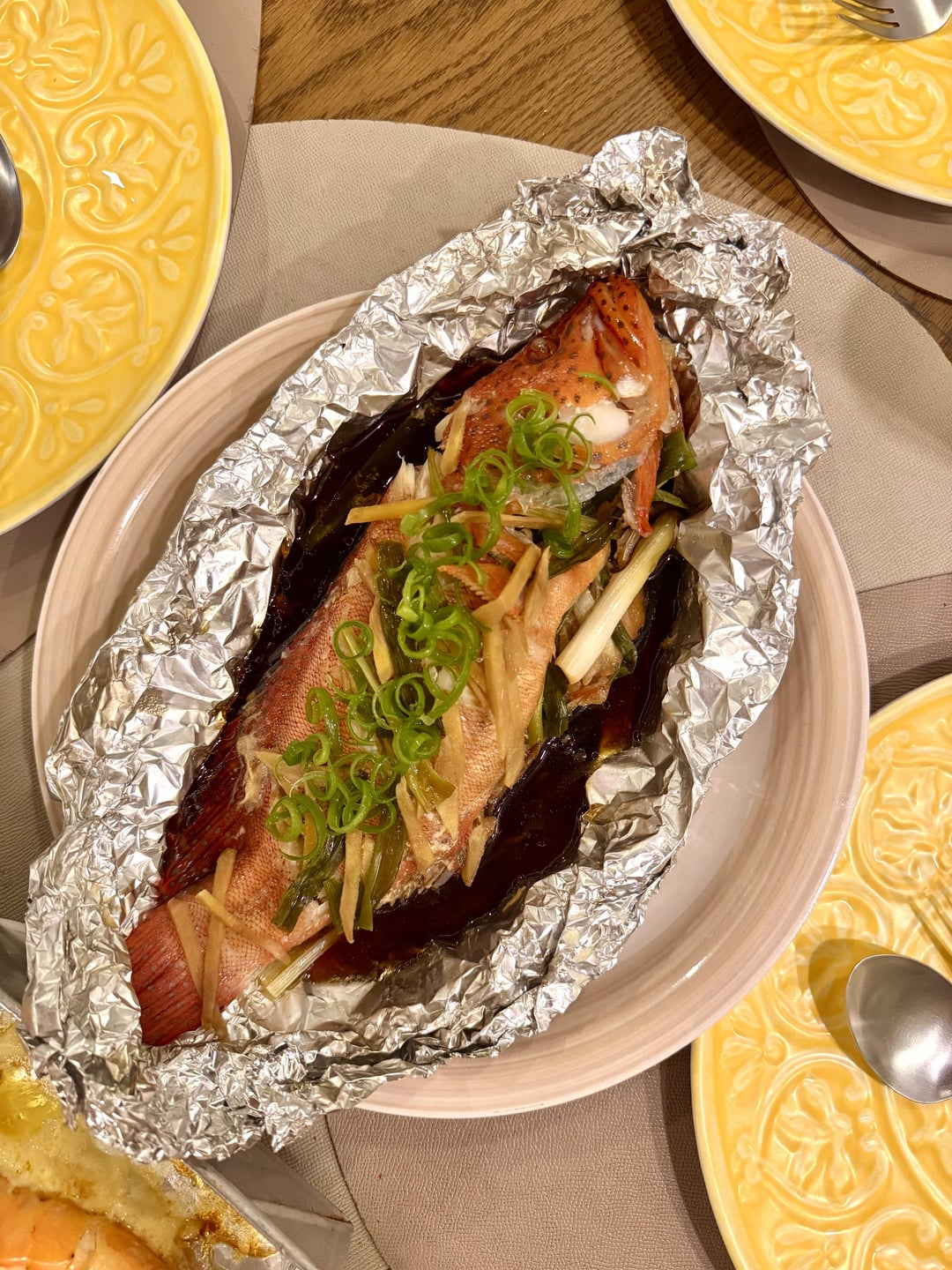 Steam Fish in Foil